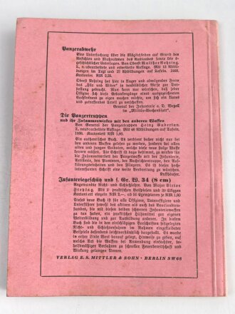 "Geschütz- und Zugaufgaben der Panzerjägerkompanie" datiert 1940, 70 Seiten, DIN A5