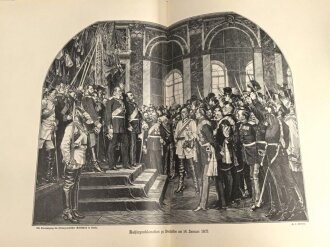 "Unser Heldenkaiser 1797-1897 Festschrift zum hundertjährigen Geburtstage Kaiser Wilhelms des Großen" 276 Seiten, über DIN A4 mit Widmung, einige Blätter lose