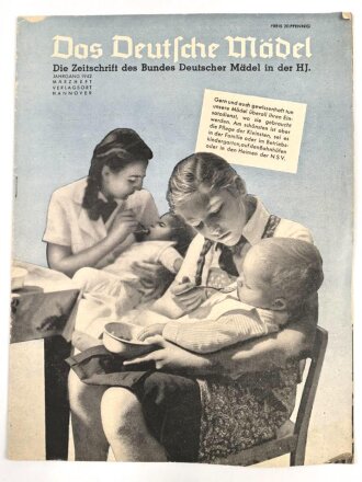 Das Deutsche Mädel - Die Zeitschrift des BDM, Jahrgang 1942 Märzheft