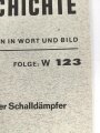 Waffengeschichte - Entwicklung und Konstruktion der Schalldämpfer Teil II, Folge W 123, DIN A4, 31 Seiten