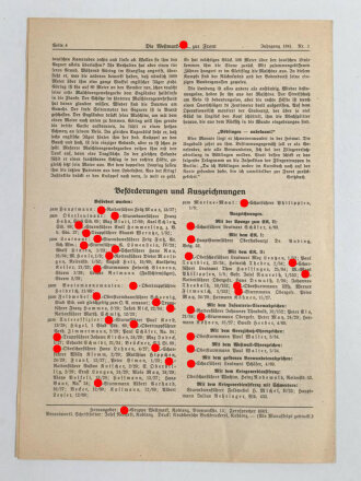 Faltblatt "Die Westmark-SA zur Front!, A4, 4 Seiten, datiert Januar/Februar 1941