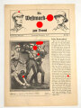 Faltblatt "Die Westmark-SA zur Front!, A4, 4 Seiten, datiert Januar/Februar 1941