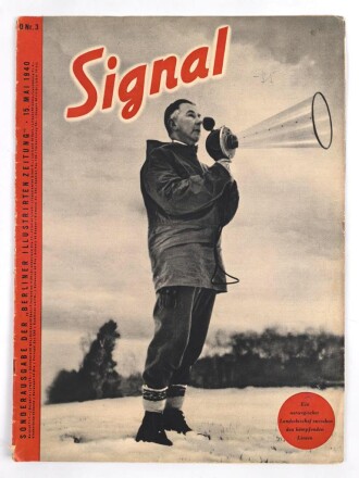 Signal Sonderausgabe Nr. 3 vom 15. Mai 1940 "Ein norwegischer Landesbischof zwischen den kämpfenden Linien"