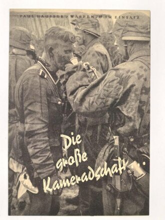 Deutschland nach 1945, Werbefaltblatt " Paul Hausser, Waffen SS im Einsatz"