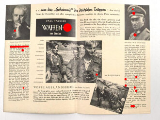 Deutschland nach 1945, Werbefaltblatt " Paul...