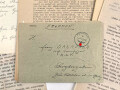 NSDAP Kreisleitung Berchtesgaden / Hitlerjugend KLV Berchtesgaden, Umfangreicher Schriftverkehr, dabei eine Anerkennungsurkunde zur Verleihung der KLV Plakette