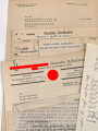 NSDAP Kreisleitung Berchtesgaden / Hitlerjugend KLV Berchtesgaden, Umfangreicher Schriftverkehr, dabei eine Anerkennungsurkunde zur Verleihung der KLV Plakette