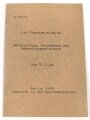 REPRODUKTION, D 275/2 Die Flaschen-Eismine Bescheibung, Handhabung und Behanlungsanleitung, datiert 1940, DIN A6, 10 Seiten