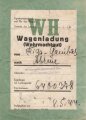 Reichsbahndirektion Riga, Waggonbegleitzettel von 1944