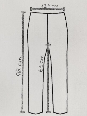 Winterwendehose Waffen SS, ältere Sammleranfertigung, Einzelstück aus Sammlungsauflösung