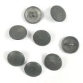 8 x Knopf für eine Feldbluse der Wehrmacht, Zink,  je 19mm, blaugrüner Originallack