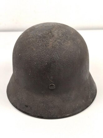 Heer, Stahlhelm Modell 1940. Ungereinigter Speicherfund, in allen Teilen Original, so direkt aus Privathaushalt. Hersteller Q64