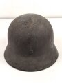 Heer, Stahlhelm Modell 1940. Ungereinigter Speicherfund, in allen Teilen Original, so direkt aus Privathaushalt. Hersteller Q64