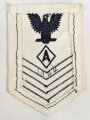 U.S. Navy rating arm badge " A" on white