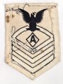 U.S. Navy rating arm badge " A" on white