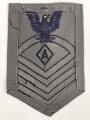 U.S. Navy rating arm badge " A" on grey backing