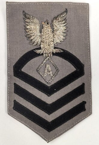 U.S. Navy rating arm badge " A" on grey...