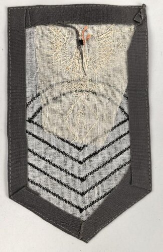 U.S. Navy rating arm badge " A" on grey...