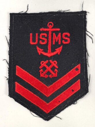 U.S. Navy " USMS" rating arm badge