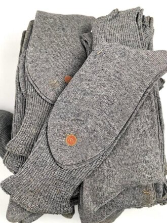 Paar feldgraue Wollsocken Größe 11 1/2,Ein ( 1...