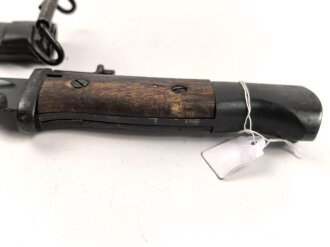 Norwegen,  Seitengewehr Modell  84/98 der Wehrmacht aptiert für Modell 1957 Selbstladegewehr mit Tragehaken für ein U.S. Lochkoppel