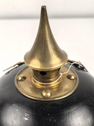 1.Weltkrieg Württemberg, Pickelhaube für Mannschaften aus Blech, der Korpus neuzeitlich lackiert