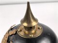 1.Weltkrieg Württemberg, Pickelhaube für Mannschaften aus Blech, der Korpus neuzeitlich lackiert