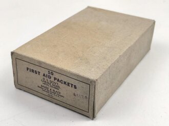 U.S. Army WWII, empty cardboard box for "10 First...