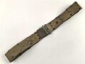 U.S. Army pistol belt, khaki, most likely WWII era, uncleaned