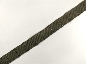 U.S. Army  pistol belt. OD, used, total length as is 112cm