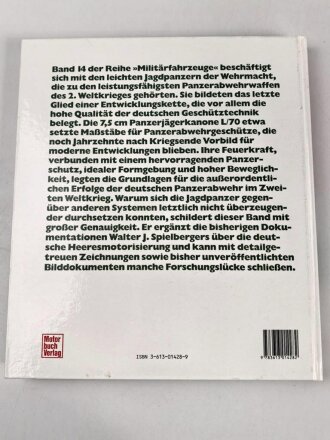 "Leichte Jagdpanzer, Entwicklung - Fertigung- Einsatz" Band 14 der Serie Militärfahrzeuge, 197 Seiten, ca. DIN A4, gebraucht