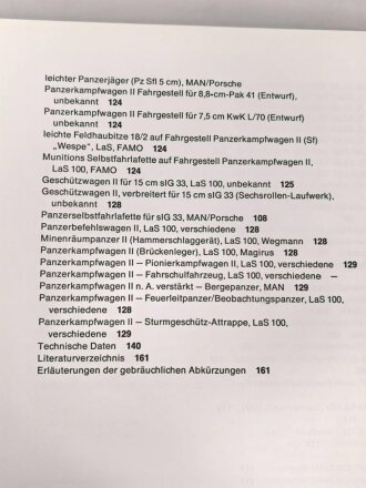 "Die Panzer-Kampfwagen I und II und ihre Abarten" Band 2 der Serie Militärfahrzeuge, 162 Seiten, ca. DIN A4, gebraucht