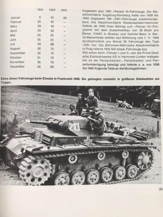 "Der Panzer-Kampfwagen III und seine Abarten" Erweiterter Band 3 der Serie Militärfahrzeuge, ca 150 Seiten, ca. DIN A4, gebraucht