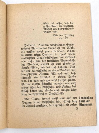 "Das deutsche Elsaß - Ein Merkbuch für...