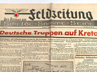 Feldzeitung "Deutsche Truppen auf Kreta" Nummer...