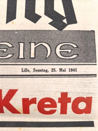 Feldzeitung "Deutsche Truppen auf Kreta" Nummer...