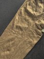 U.S. Army sleeping bag liner, used, zipper works