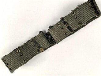 U.S. Army M-1956 pistol belt. Well used, total length as...