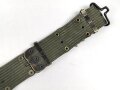 U.S. Army M-1956 pistol belt. Well used, total length as is 80cm