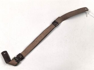 U.S. Army, visor hat chin strap ( rear), brown leather