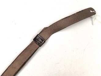 U.S. Army, visor hat chin strap ( rear), brown leather