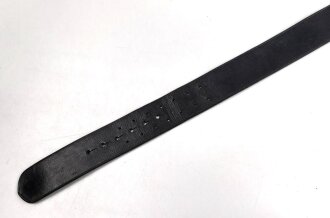 U.S. Army "Sam Browne Belt" blackened leather,...