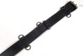 U.S. Army "Sam Browne Belt" blackened leather, total lenght 133cm