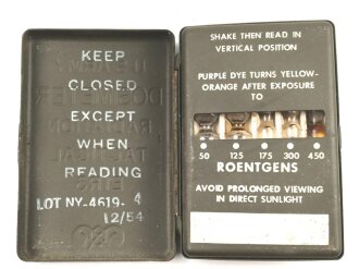 U.S. 1954 dated "Dosimeter Radiation"