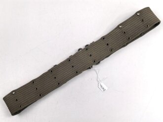 U.S. Army pistol belt, total lenght as is 102 cm, used