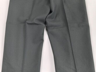 U.S. 1968 dated Trousers Mens, Class A Serge Green Wool . W-36, L-32. Unissued