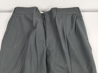 U.S. 1968 dated Trousers Mens, Class A Serge Green Wool ....