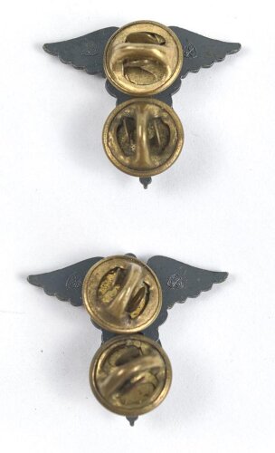 U.S.Army Medical service collar device, pair