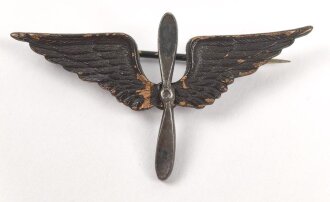 U.S.Army Air Service Officers Collar Device, Sterling,...