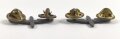 U.S.Army Air Service Officers Collar Device, Sterling, 29mm wide, pair